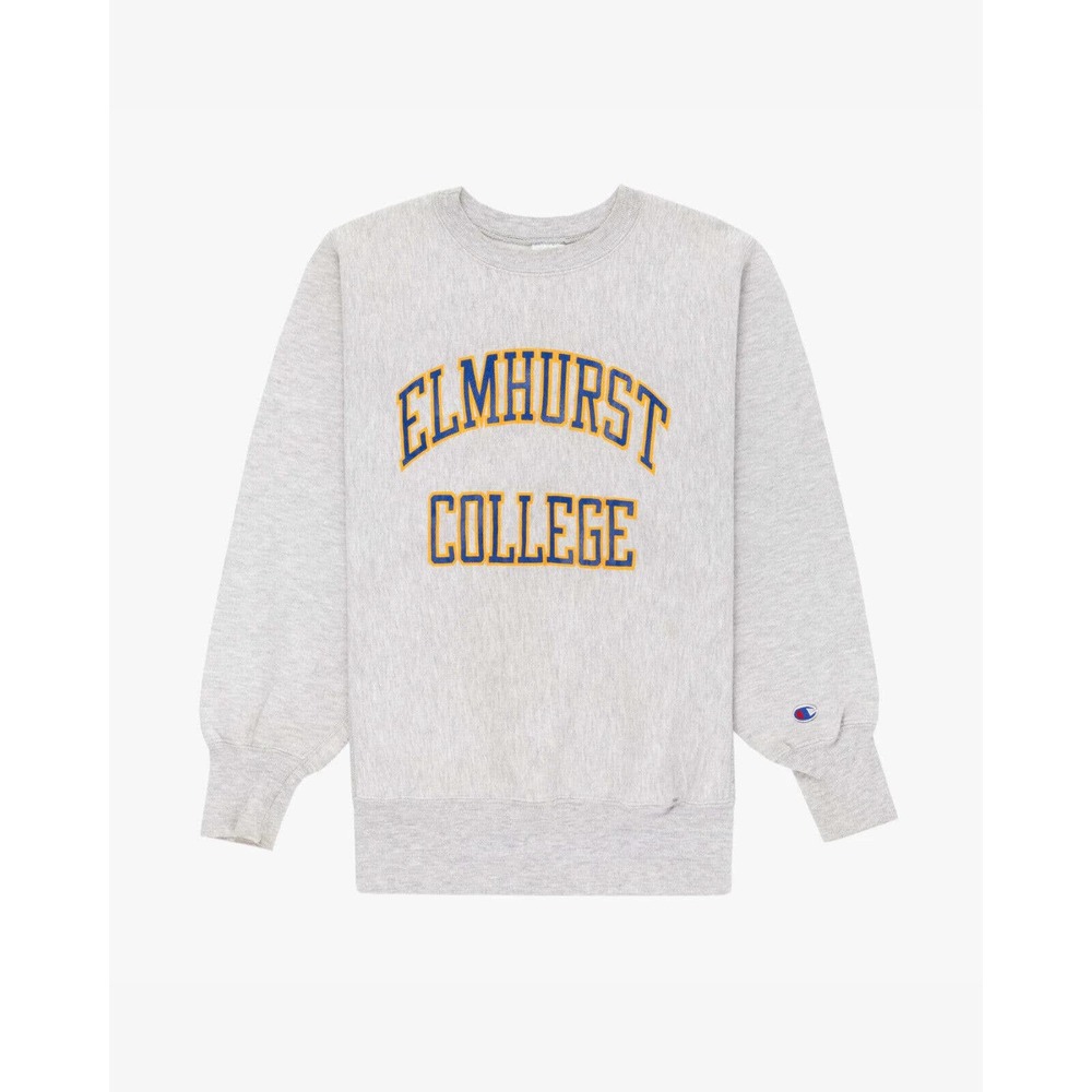 Aime Leon dore Vintage Elmhurst College Reverse Weave Sweatshirt size SMALL